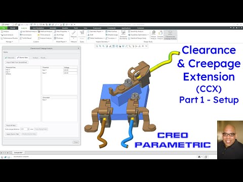 Creo Parametric - Setup for Clearance and Creepage Extension (CCX) Analysis