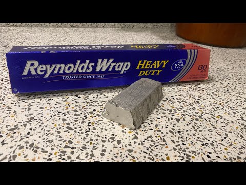 Turning Aluminum Foil into an Ingot