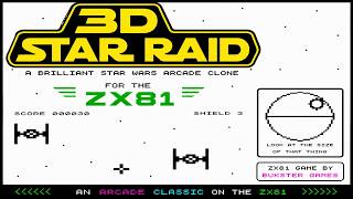 Star Wars blasts onto the ZX81 with 3D Star Raid! (16K Homebrew)