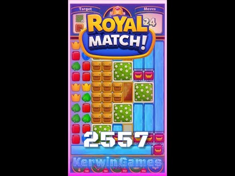 Royal Match Level 2557 - No Boosters Gameplay