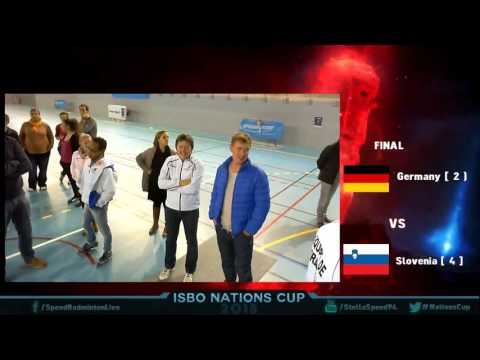 Podium et Bonus ISBO NATIONS CUP  2015 FINAL TOURNAMENT (Crossminton / SpeedBadminton)