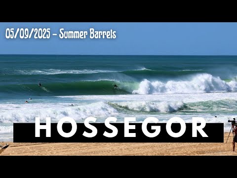 Hossegor Summer  Barrels - 05/09/2025 #surfing #raw #hossegor#ocean #waves#barrels
