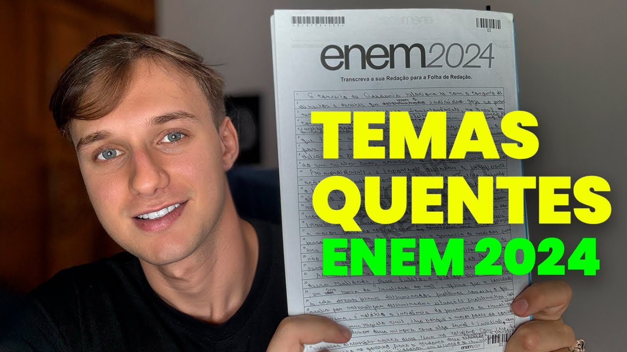 MINHAS APOSTAS DE TEMA PRA REDAÇÃO DO ENEM (COM EXEMPLOS NOTA 1000)