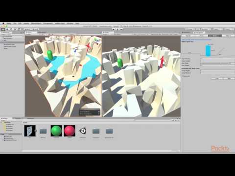 Advanced Game Mechanics in Unity 5 Generating Navigation Meshes | packtpub com