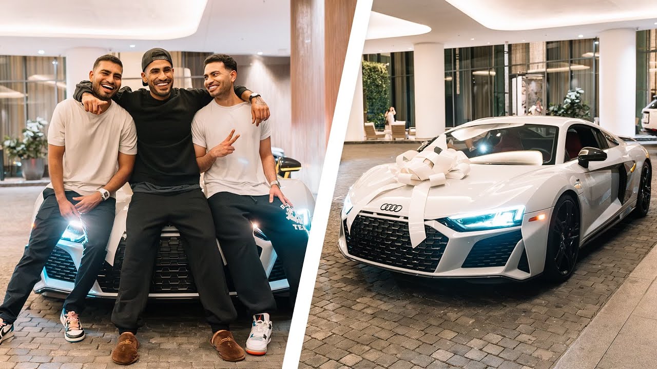 Gifting my brother a $200,000 Supercar!
