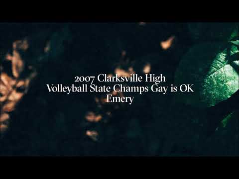 Video thumbnail for 2007 Clarksville High Volleyball State Champs Gay is OK