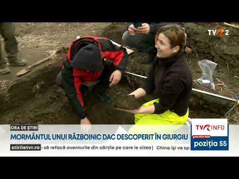 Mormântul unui războinic dac, descoperit în judeţul Giurgiu