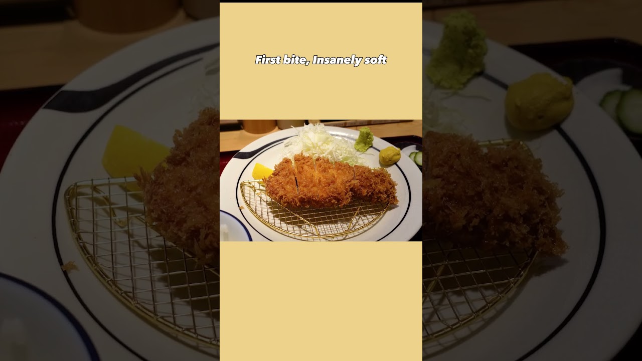 BEST TONKATSU EVER IN GINZA, TOKYO