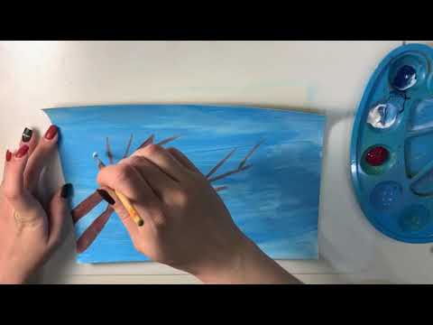 Рисуем дома с Джуниор клубом. Арт-студия ' Ветка сакуры'