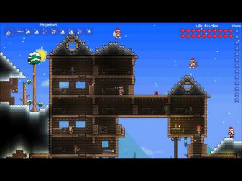 Terraria: Patch 1.1.1 — Santa Claus NPC and Santa Claus Set!