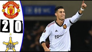 Manchester United vs Sheriff 2-0 All Goals & Extended Highlights || Group Stage #manutd #ronaldo
