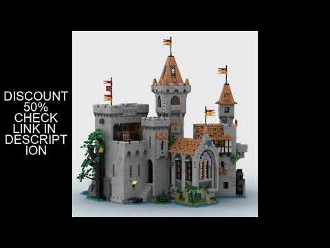 Medieval castle small particles MOC-160407 house construction series assembly educational toys build