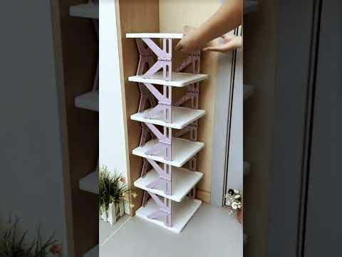 Foldable shoe rack