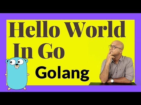 First Code In Go | Golang
