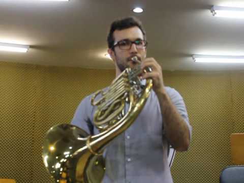 MÚSICA PARA TROMPA E SIXXEN DE ESTÉRCIO MARQUEZ CUNHA - Sugestão de execução do frulato