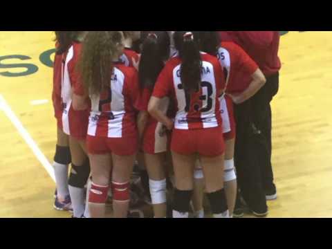 CAMPEONATO REGIONAL VOLEIBOL - INFANTIS FEMININAS - LEIXÕES A - CASTELO DA MAIA 10-02-2017
