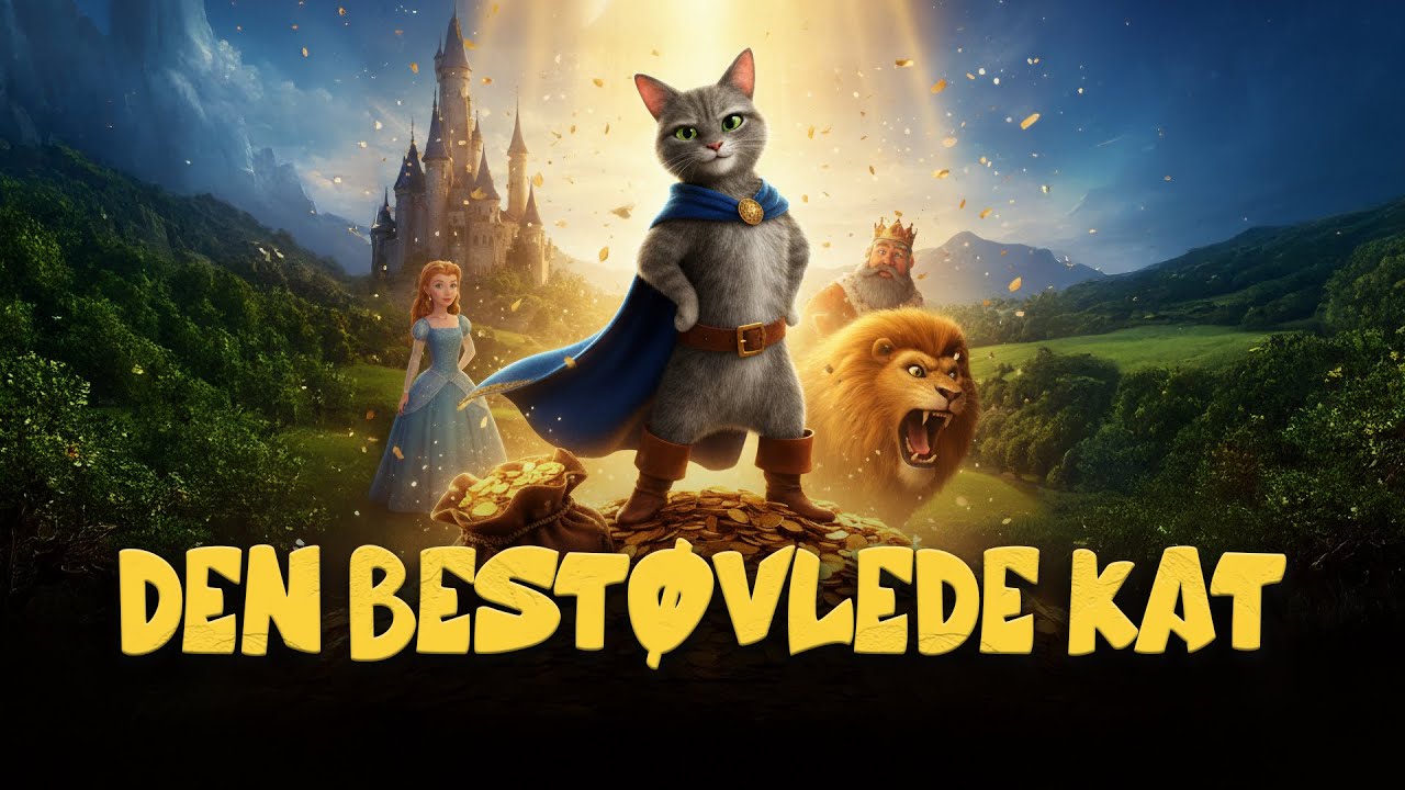 Illustration fra historien "Den Bestøvlede Kat"