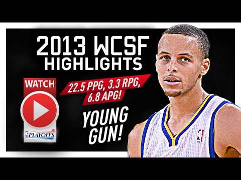 Throwback: Stephen Curry WCSF Offense Highlights VS Spurs 2013 Playoffs - EVERY GAME!