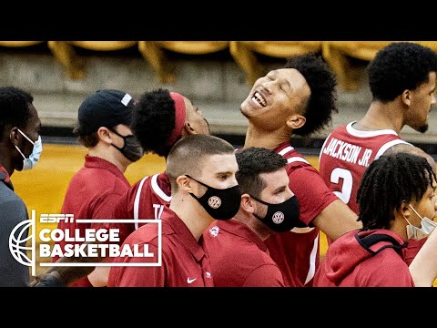 阿肯色州拿下10號密蘇里州 [HIGHLIGHTS] | ESPN大學籃球頻道 (Arkansas takes down No. 10 Missouri [HIGHLIGHTS] | ESPN College Basketball)