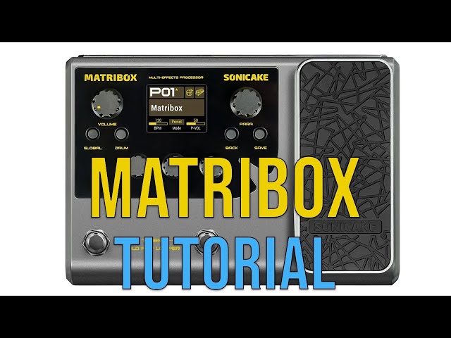 Vídeo relacionado con SONICAKE Pedal de guitarra Procesador multiefectos con modelado de expresión Gabinetes de infrarrojos Simulación Multi idioma Estéreo OTG Matribox