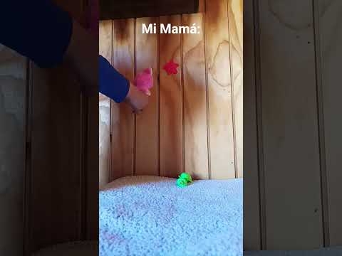 Labubu Golpea A La Araña Yo VS Mamá #labubu