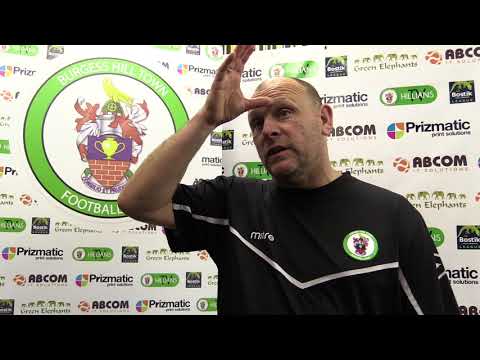 IAN CHAPMAN REACTION | BURGESS HILL TOWN FC 1-1 STAINES TOWN FC - 21.4.18