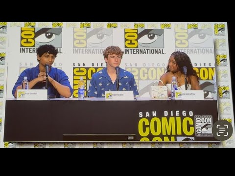 SDCC 2025: Percy Jackson and the Olympians panel with Walker Scobell, Leah Sava Jeffries and cast
