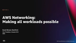 AWS re:Invent 2021 - AWS Networking: Making all workloads possible