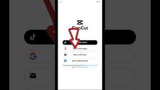 how to create capcut account|capcut account kaise banaye #shorts