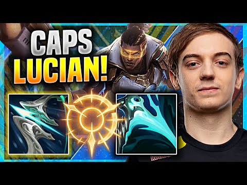 CAPS TRAINING SOME LUCIAN! - G2 Caps Plays Lucian MID vs Katarina! | Season 11