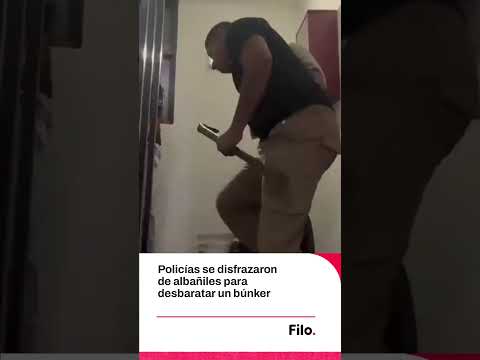 Policías se disfrazaron de albañiles para desbaratar un búnker en Avellaneda