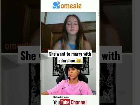 @adarshuc finally got his wife 😂 | omegle.com # omegle # adarshuc #wife