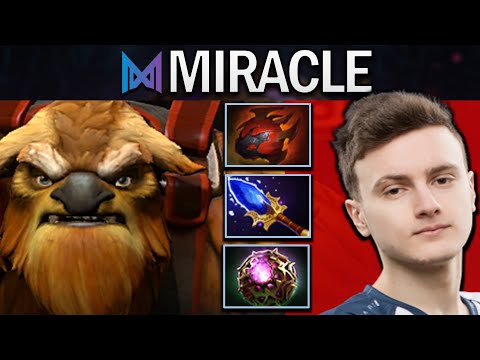 Earthshaker Dota 2 7.32 Gameplay Nigma.Miracle with Tank-Carry Build - TI12