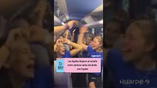 Así llegaron Las Águilas para un partido que promete emociones fuertes.