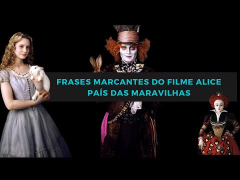 Vídeo: Frase Alice no País das Maravilhas: Q&A