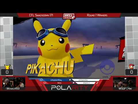 CFL Smackdown 171 WiiU - WSGP | Kiki (Diddy Kong) vs Weavile493 (Pikachu) - Winners