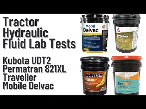 Lab Test Comparisons of Tractor Hydraulic Fluid (Round 1 of 2)