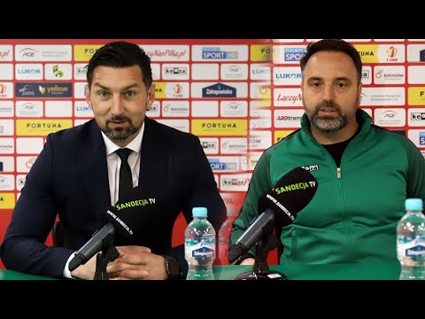 2021-04-23 GKS Bełchatów - Sandecja 0-2 (0-1), pomeczowa konferencja prasowa