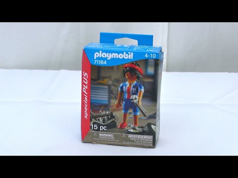 Unboxing Playmobil : La mécanicienne (2023) – 71164