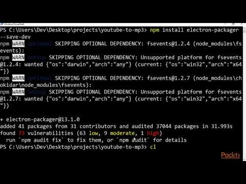 Advanced Projects in Electron 4 React and Redux Tools Overview | packtpub com