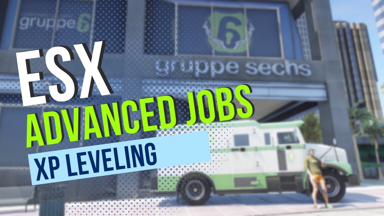 [ESX] [PAID] Advanced Starter Jobs Pack (XP Leveling System) thumbnail 2