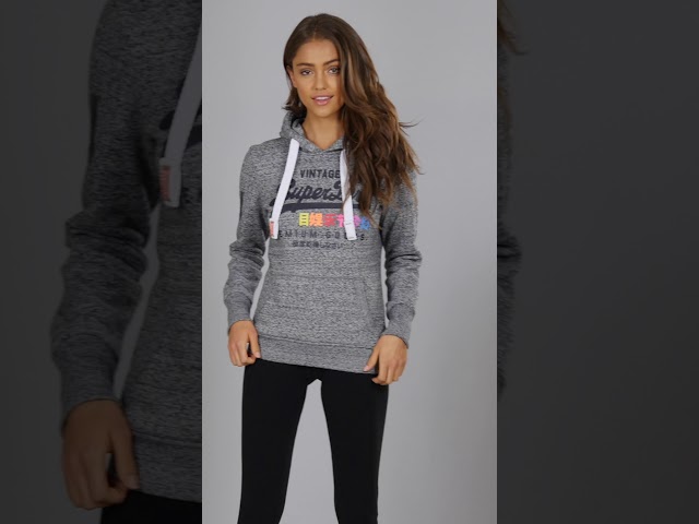 Vídeo relacionado con Superdry Neon Travel Loose Sweatshirt M2013578A Urban Cream Talla XL
