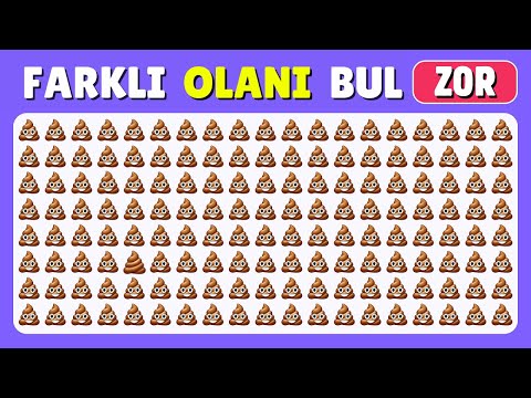 FARKLI OLANI BUL!🔥 Bu Test Seni Çok ZORLAYACAK 😱 Zor Sorular Özel Emoji Bulmaca
