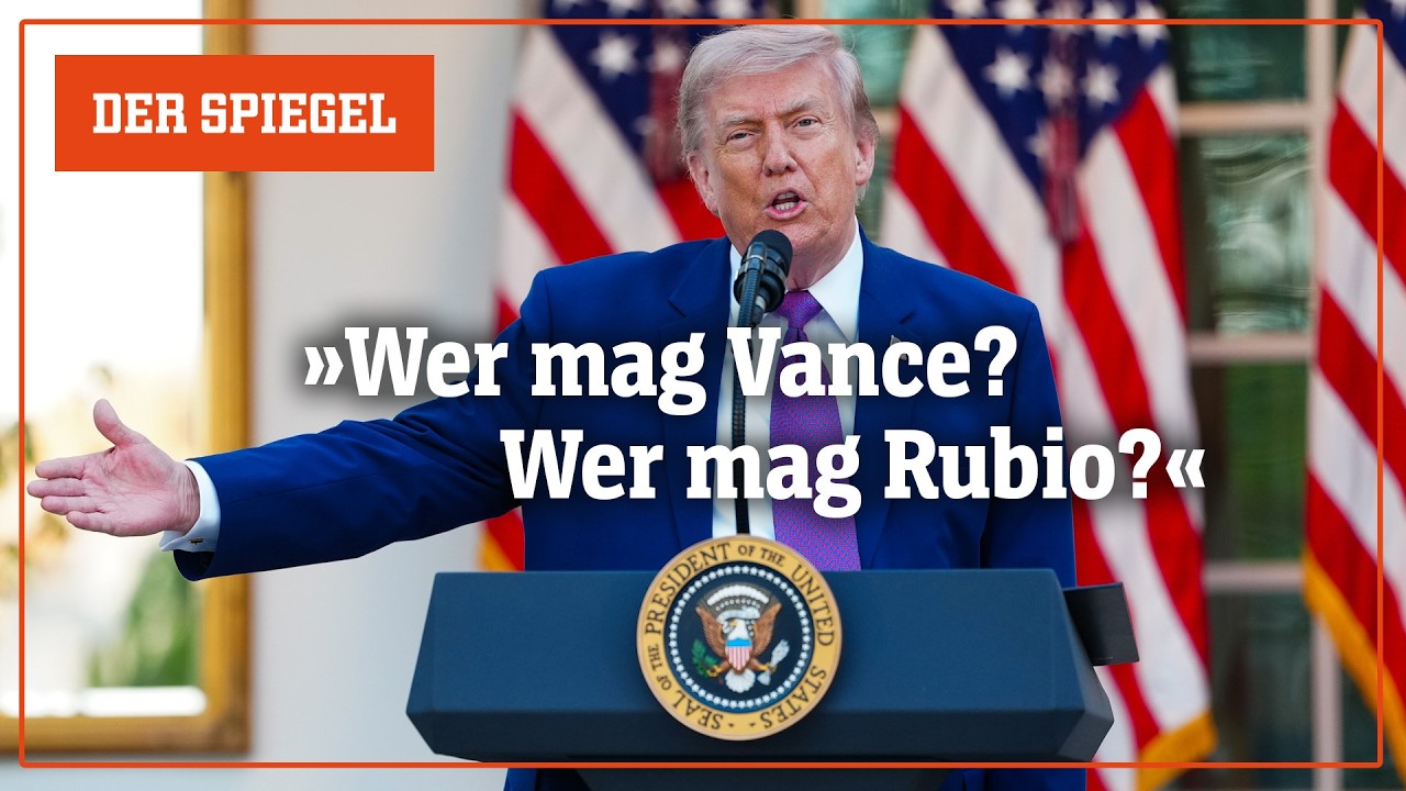 Bizarrer Auftritt Trumps: »Ich leg die Iraner mal zur Seite und wir essen was« | DER SPIEGEL
