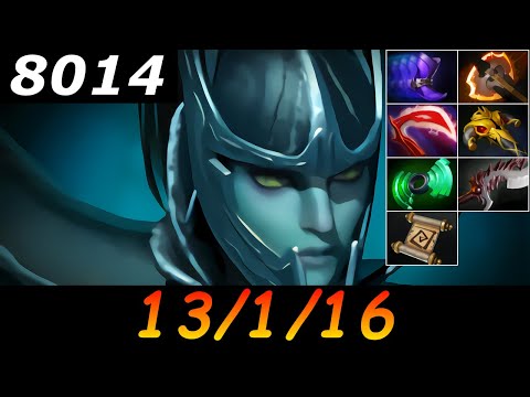 Dota 2 Phantom Assassin 8014 MMR 13/1/16 (Kills/Deaths/Assists) Ranked Full Gameplay