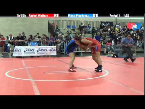 FILA Cadet 70 kg / 154.25 lbs. - Rachel Watters vs. Diana Diaz-lopez