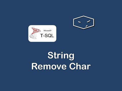 string remove char in t sql