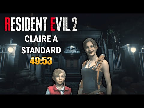 Resident Evil 2 Remake Speedrun Claire A Standard 49:53