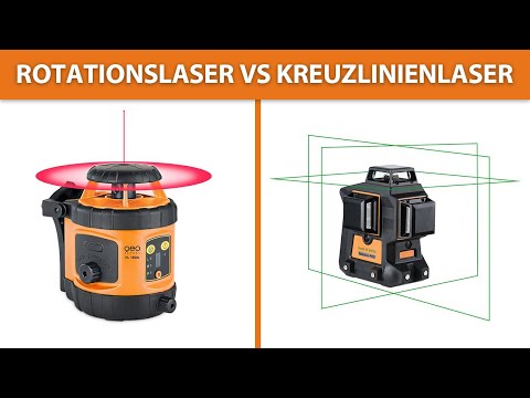 Rotationslaser vs Kreuzlinienlaser - Wann braucht man was?