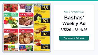 Bashas' Weekly Ad (8/5/26 - 8/11/26) Top Deals